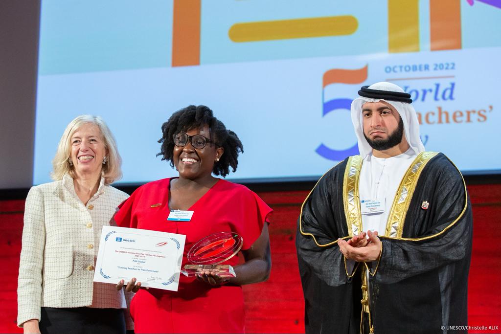 Haïti, lauréat du prestigieux Prix UNESCO-Hamdan&nbsp;2022